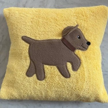 BOBBY Frottee Kuschelkissen, 100% Oekotex Baumwolle 40x40cm - ZIEGFELD Kids