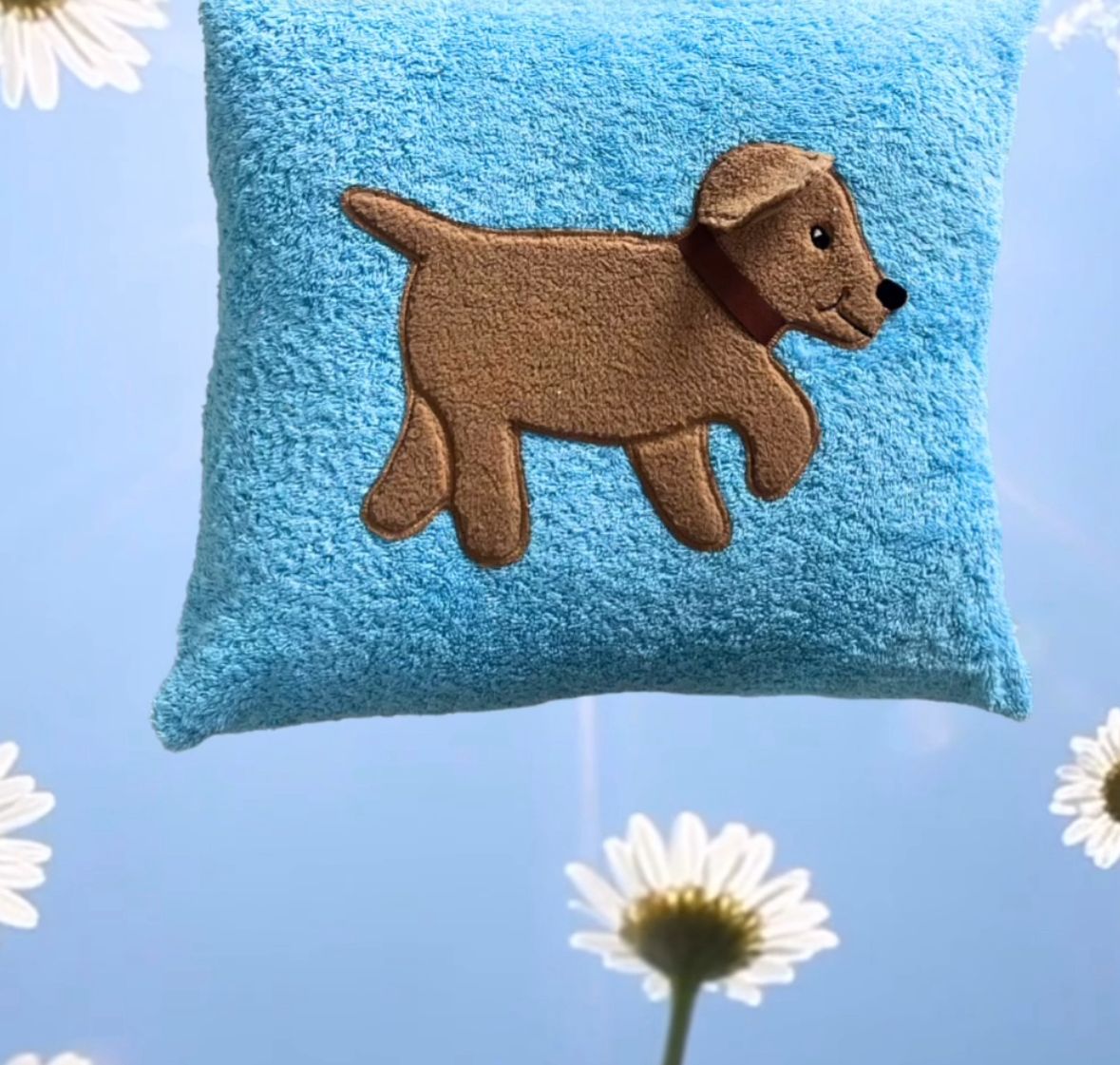 BOBBY Frottee Kuschelkissen, 100% Oekotex Baumwolle 40x40cm - ZIEGFELD Kids