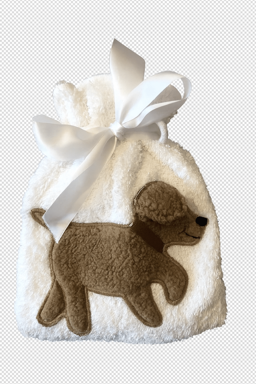 Kleine Frottee Wärmflasche BOBBY weiss - ZIEGFELD Kids