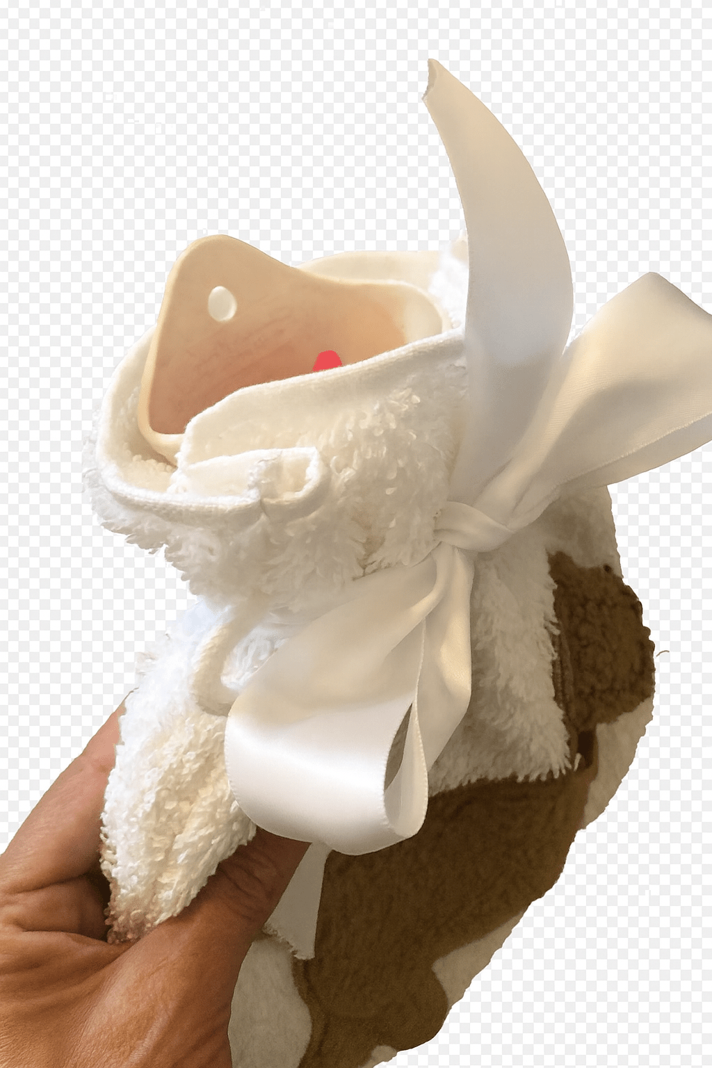 Kleine Frottee Wärmflasche BOBBY weiss - ZIEGFELD Kids