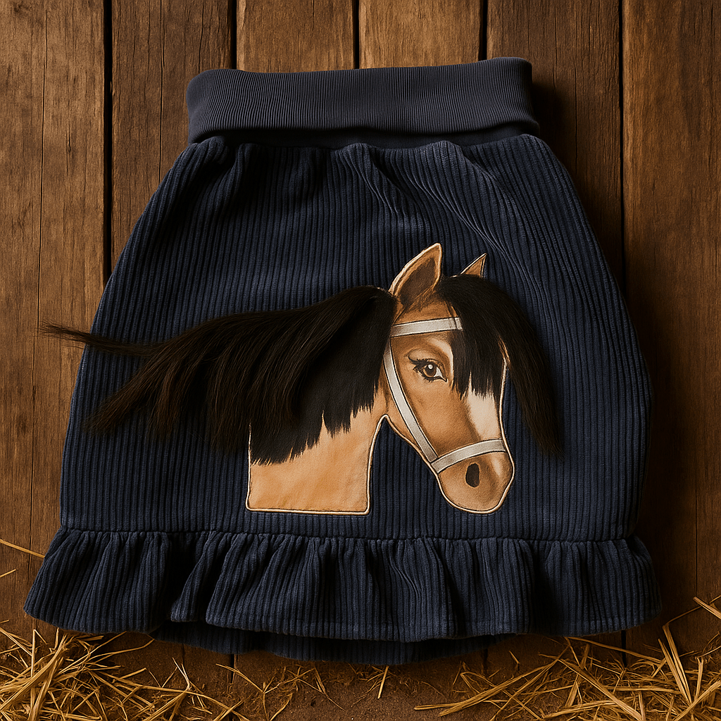 Pony Linda Rock, Breitcord, mit echter Mähne - ZIEGFELD Kids