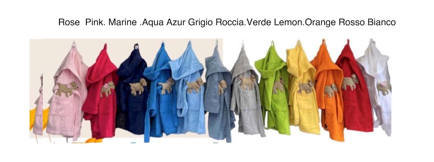 Bademantel kinder in 12 Farben - ZIEGFELD Kids