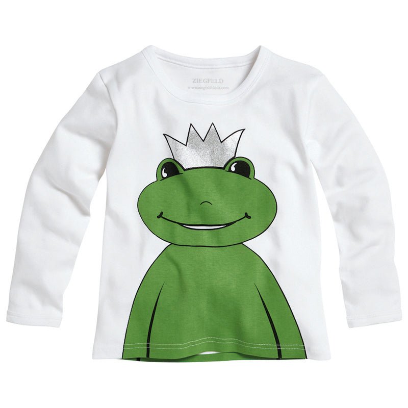 Froschkoenig William Weiße Shirt Langarm- ZIEGFELD Kids