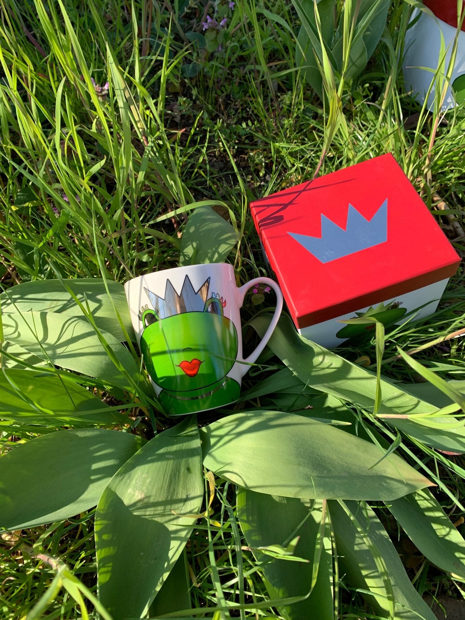 Froschkönigin Kate, Henkelbecher Tasse in Geschenkbox - ZIEGFELD Kids