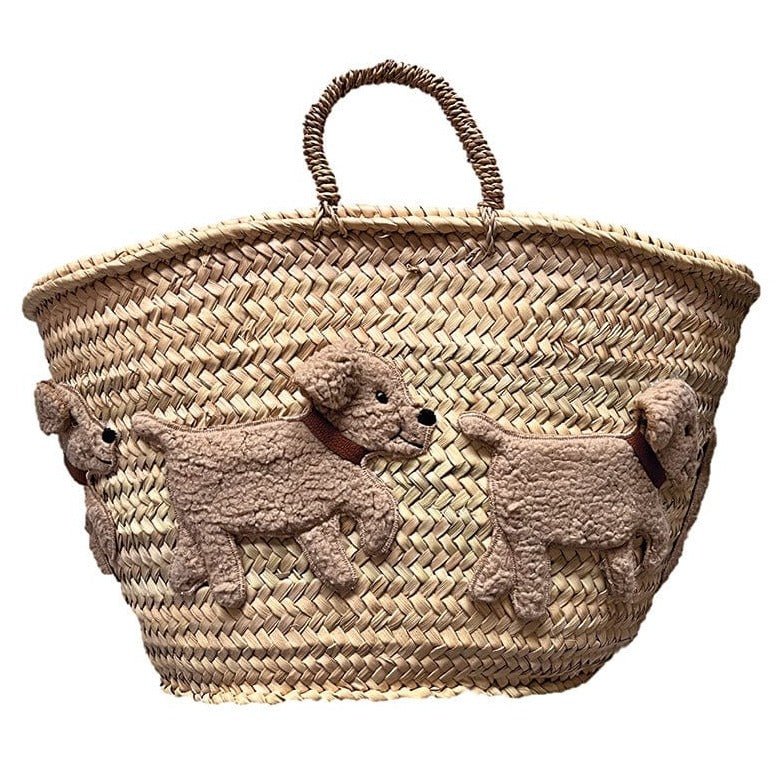 Große Korbtasche Hund Bobby - ZIEGFELD Kids