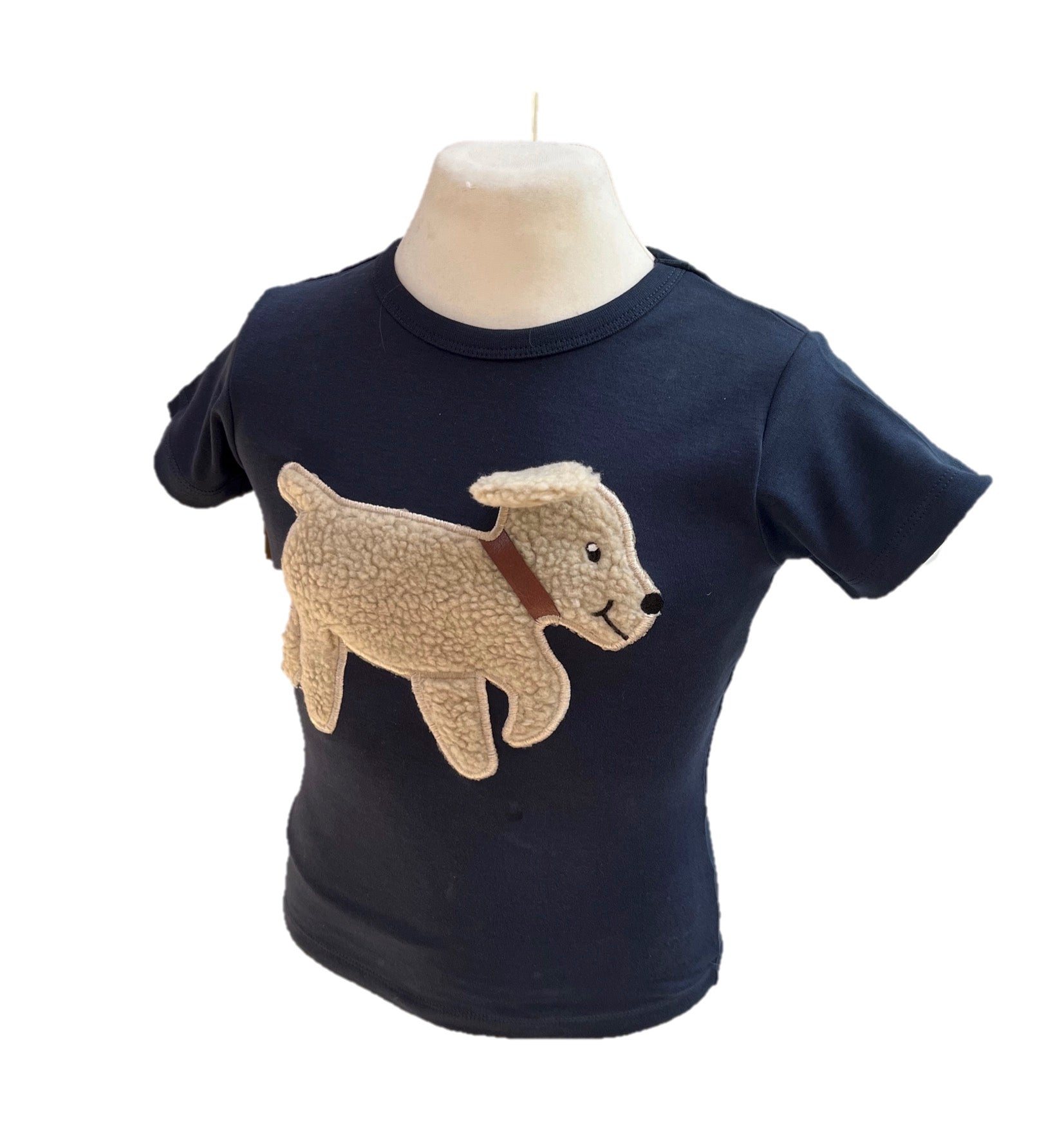 Hund BOBBY Shirt dunkelblau kurzarm - ZIEGFELD Kids