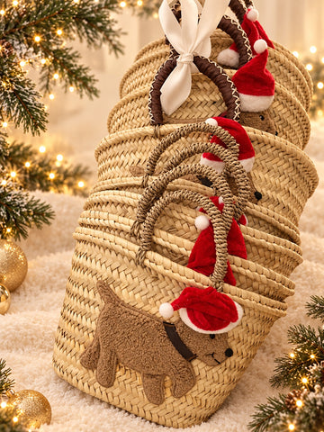Hund BOBBY Korbtasche klein, Nikolaus