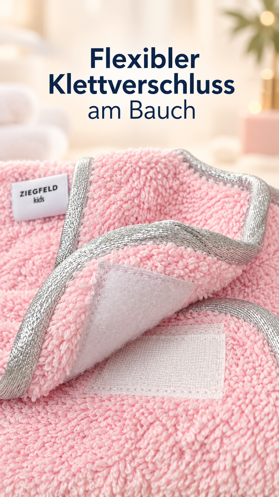Hundebademantel 100% Baumwolle mit Applikationen