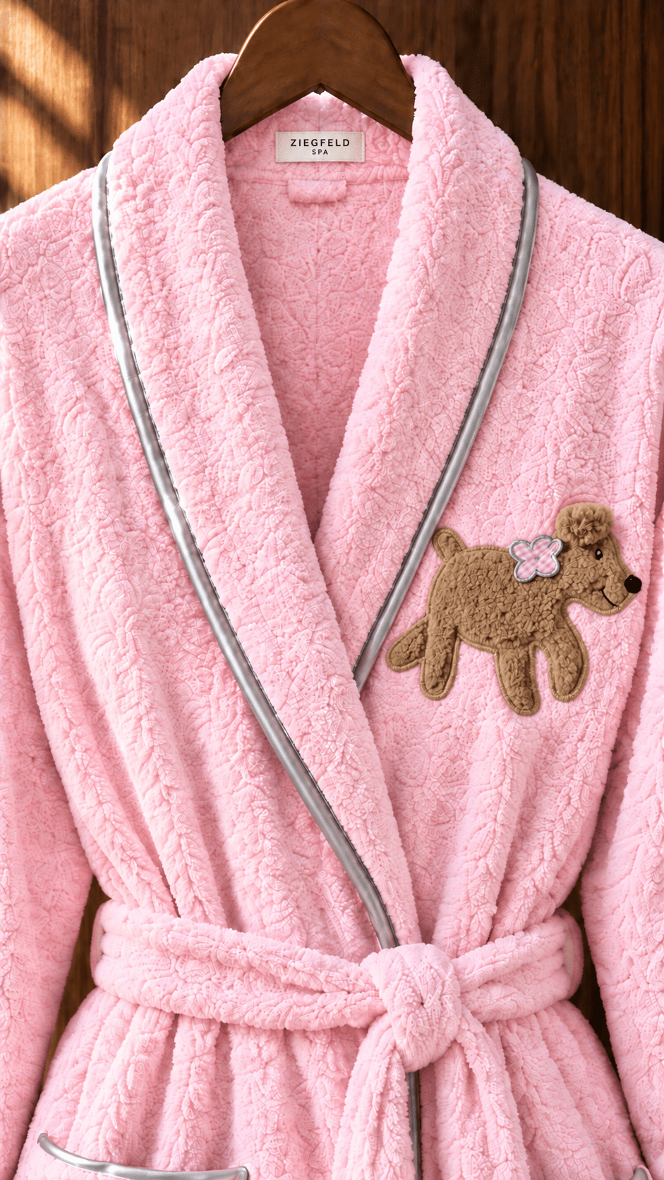 Bademantel aus 100% Baumwolle für Hundefans - ZIEGFELD Kids