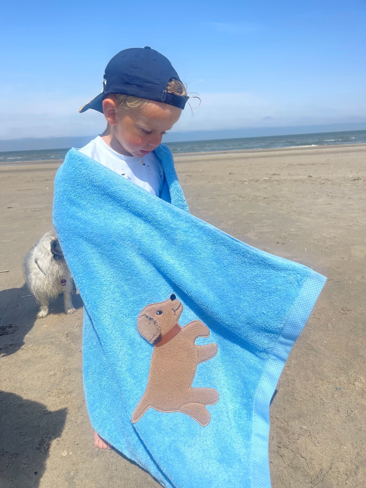 Bobby Frottee Badetuch 70cm x 140cm für Hundefans in 11 Farben - ZIEGFELD Kids