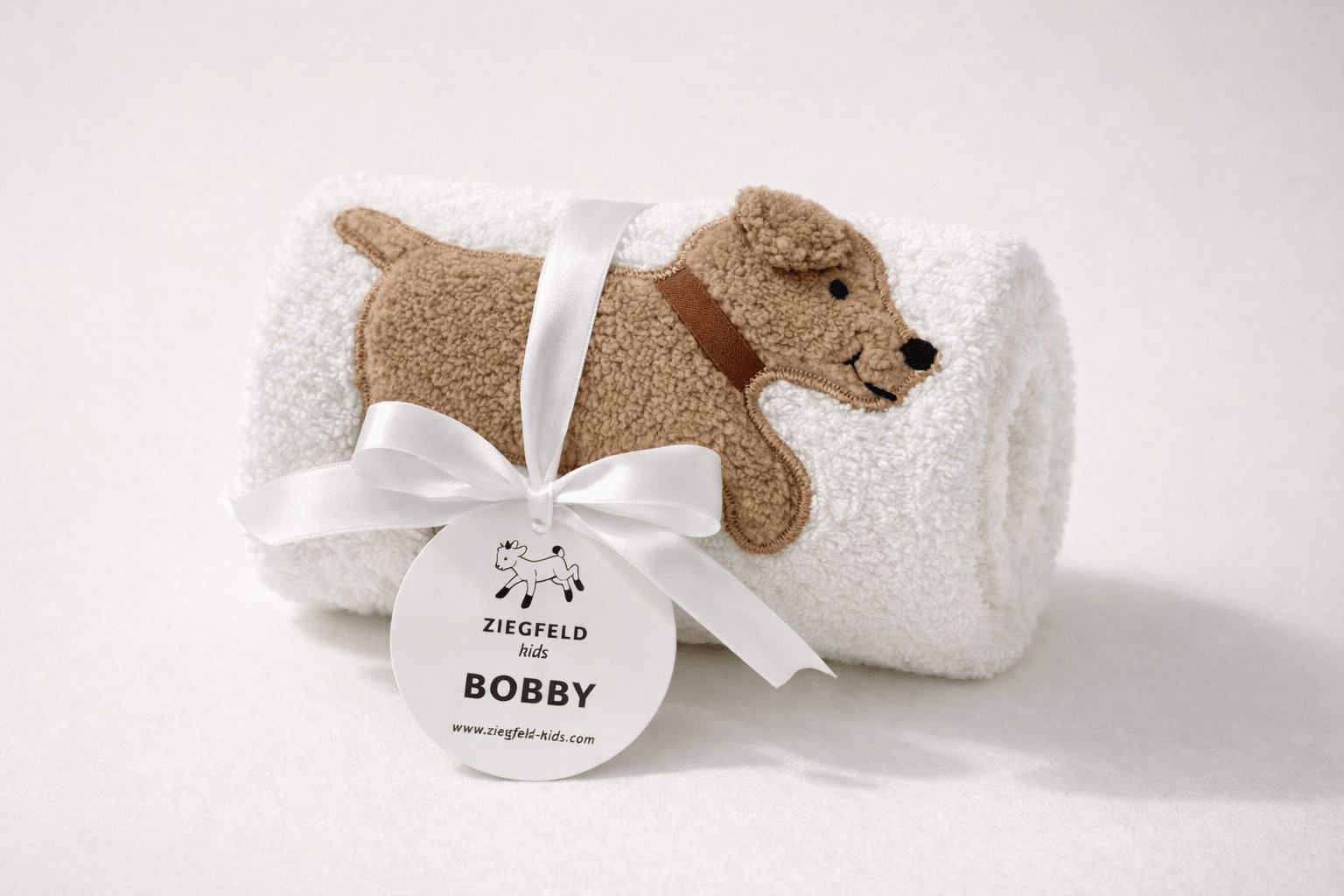 Bobby Frottee Handtuch 50cm x 100cm für Hundefans in 11 Farben - ZIEGFELD Kids