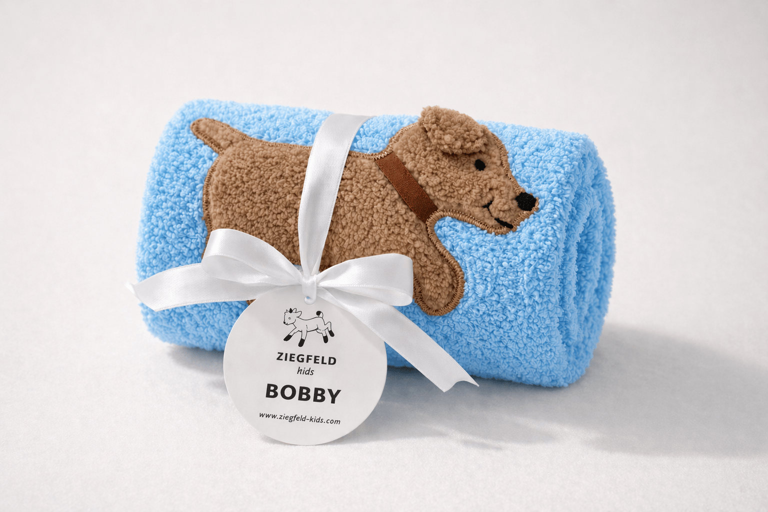 Bobby Frottee Handtuch 50cm x 100cm für Hundefans in 11 Farben - ZIEGFELD Kids