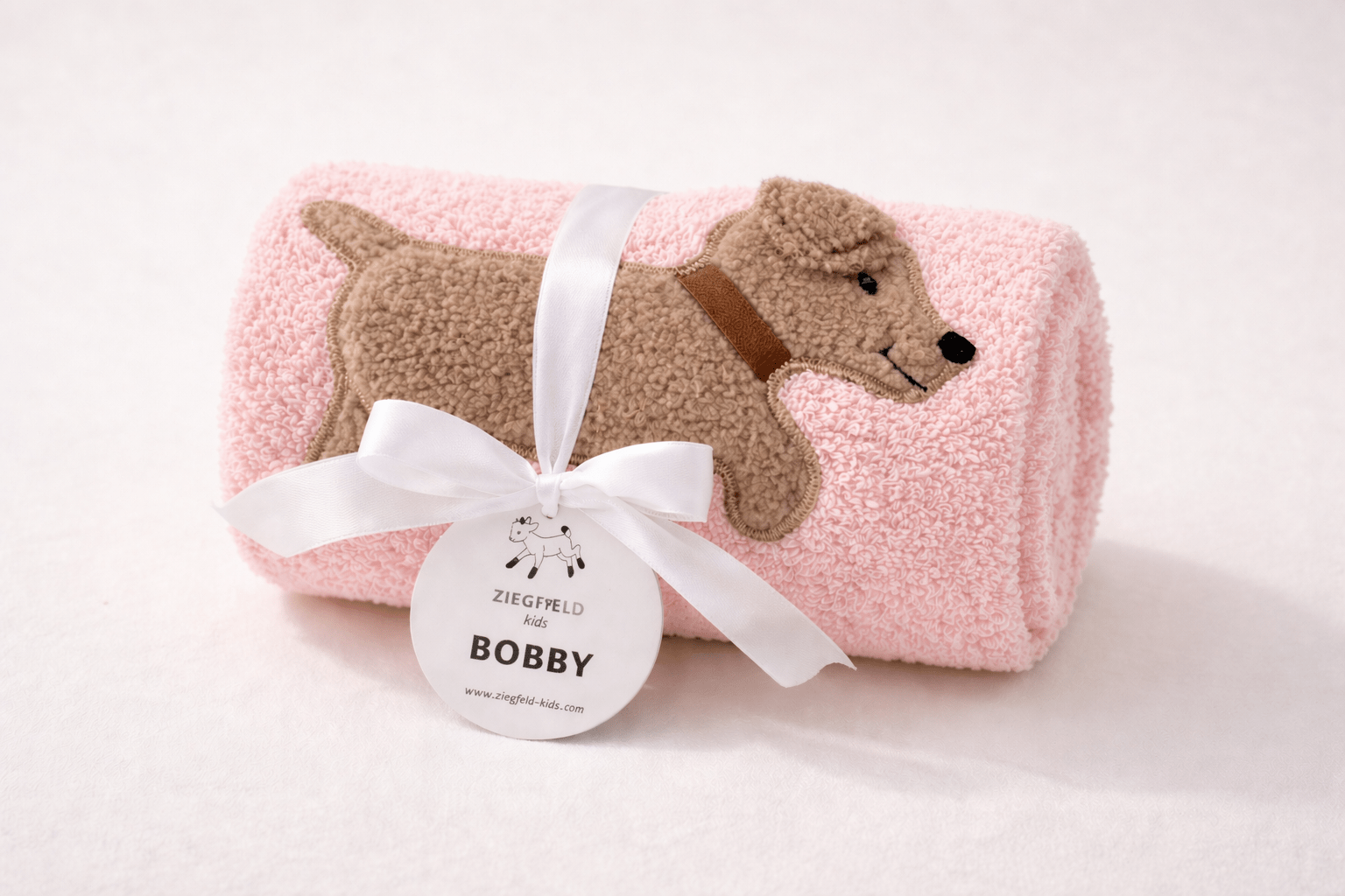Bobby Frottee Handtuch 50cm x 100cm für Hundefans in 11 Farben - ZIEGFELD Kids