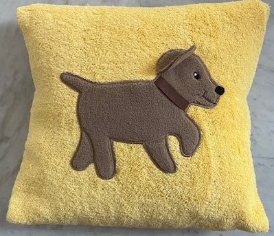 BOBBY Frottee Kuschelkissen, 100% Oekotex Baumwolle 40x40cm - ZIEGFELD Kids