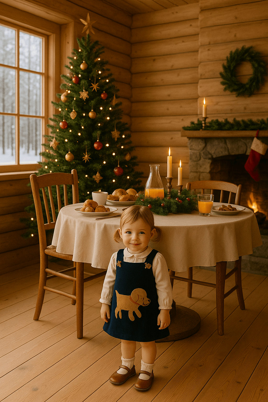 BOBBY KLEID aus dunkelblauem Feincord - ZIEGFELD Kids