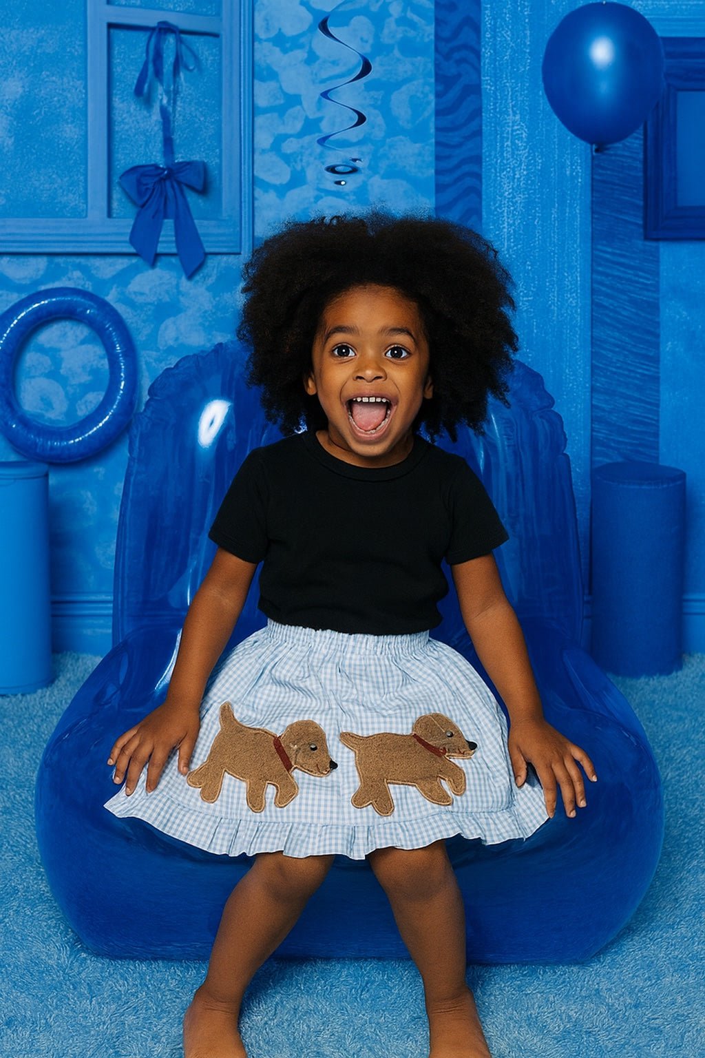 BOBBY Rock, Vichykaro hellblau - ZIEGFELD Kids