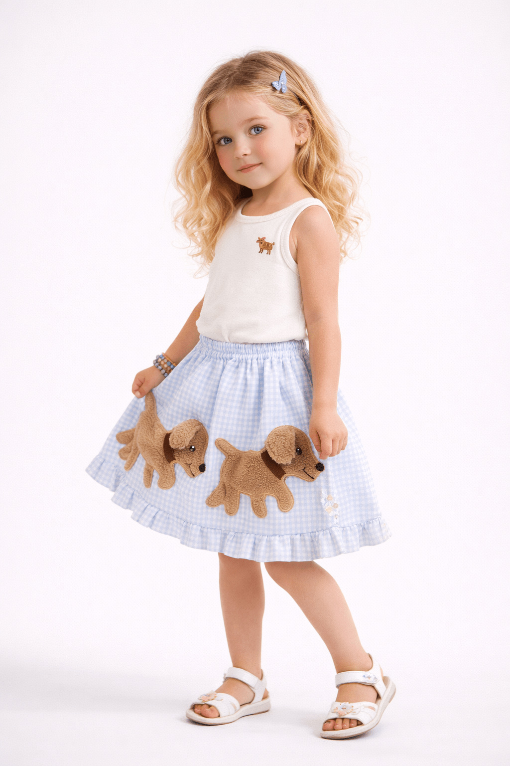 BOBBY Rock, Vichykaro hellblau - ZIEGFELD Kids