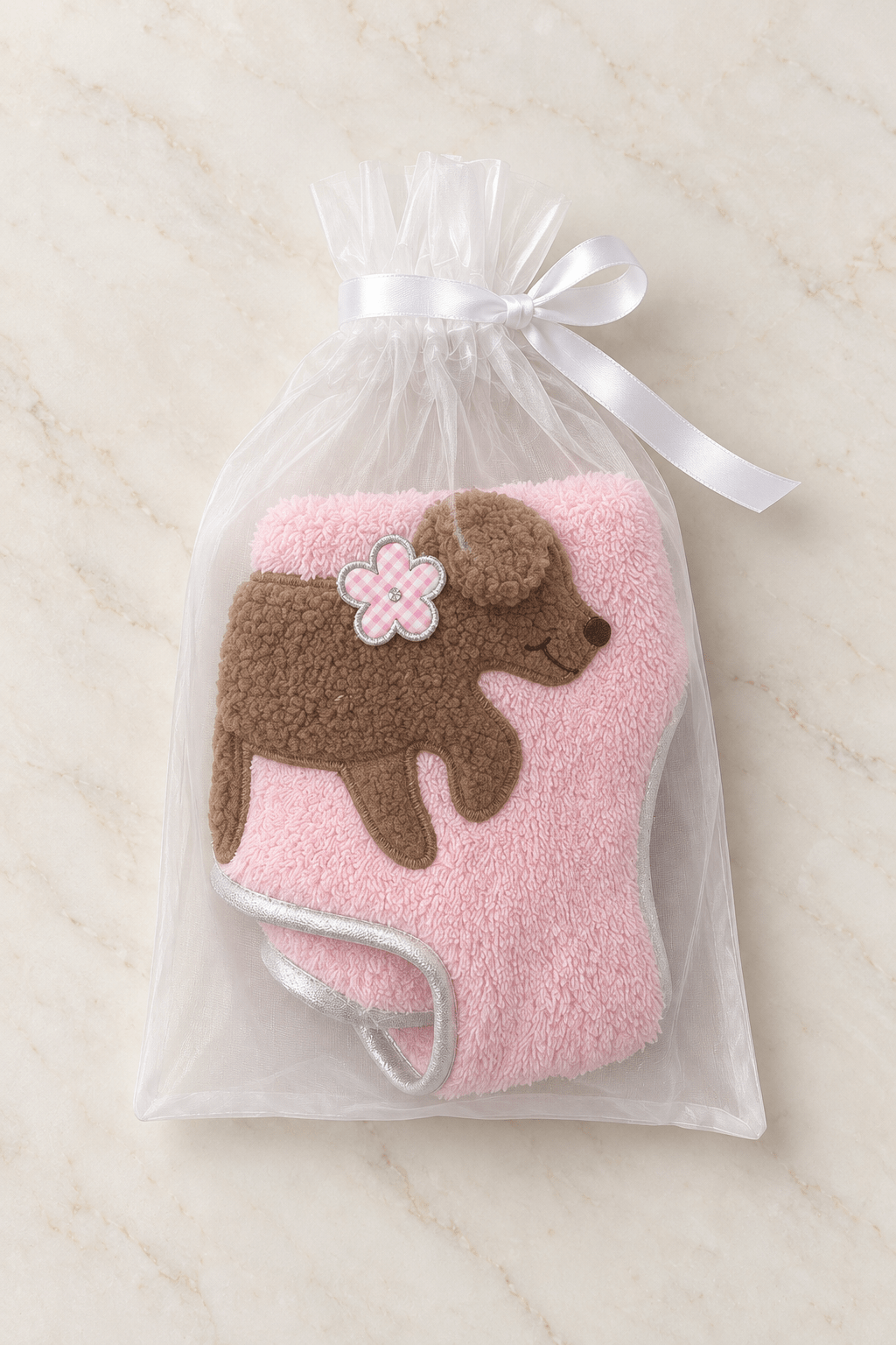 Hundebademantel 100% Baumwolle mit Applikationen - ZIEGFELD Kids