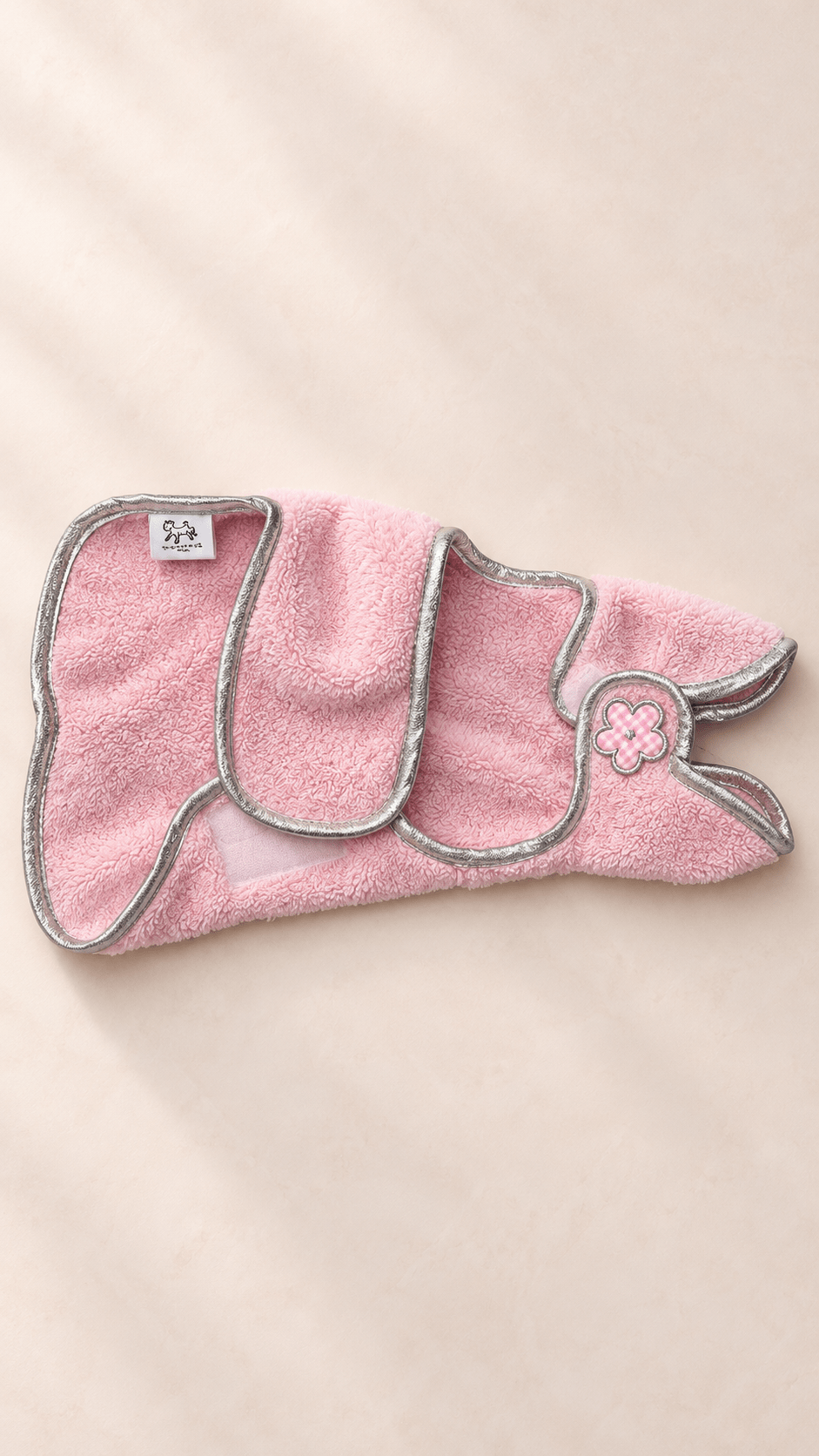 Hundebademantel 100% Baumwolle mit Applikationen - ZIEGFELD Kids