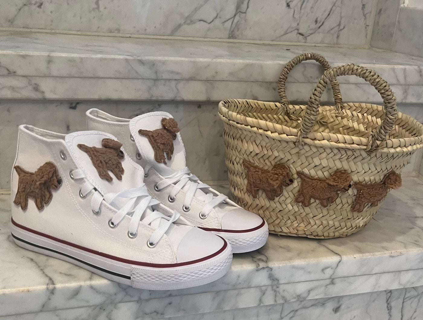 Dog Bobby sneaker with applications