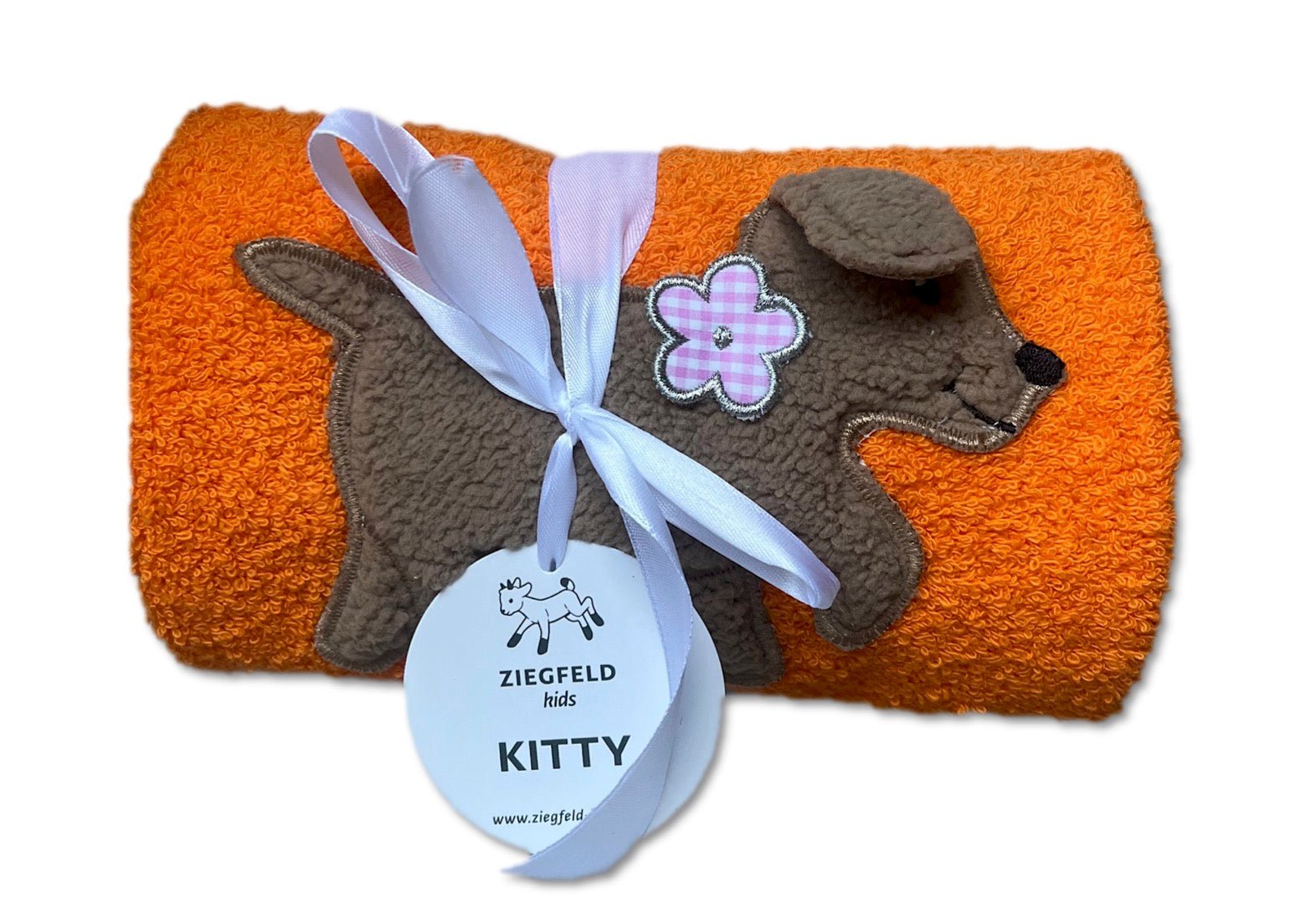 Kitty Frottee Handtücher 50cm x 100cm für Hundefans in 11 Farben - ZIEGFELD Kids