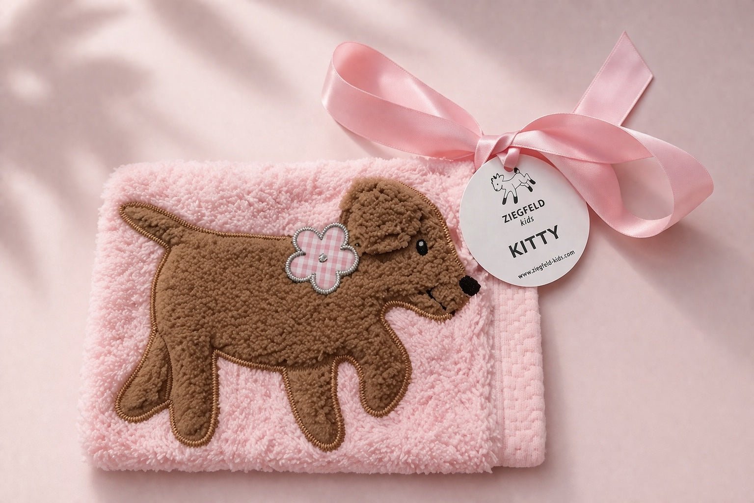 Kitty Waschhandschuh in 11 Farben - Waschspaß für Hundefans! - ZIEGFELD Kids