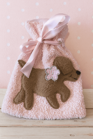 Kleine Frottee Wärmflasche KITTY rosa - ZIEGFELD Kids