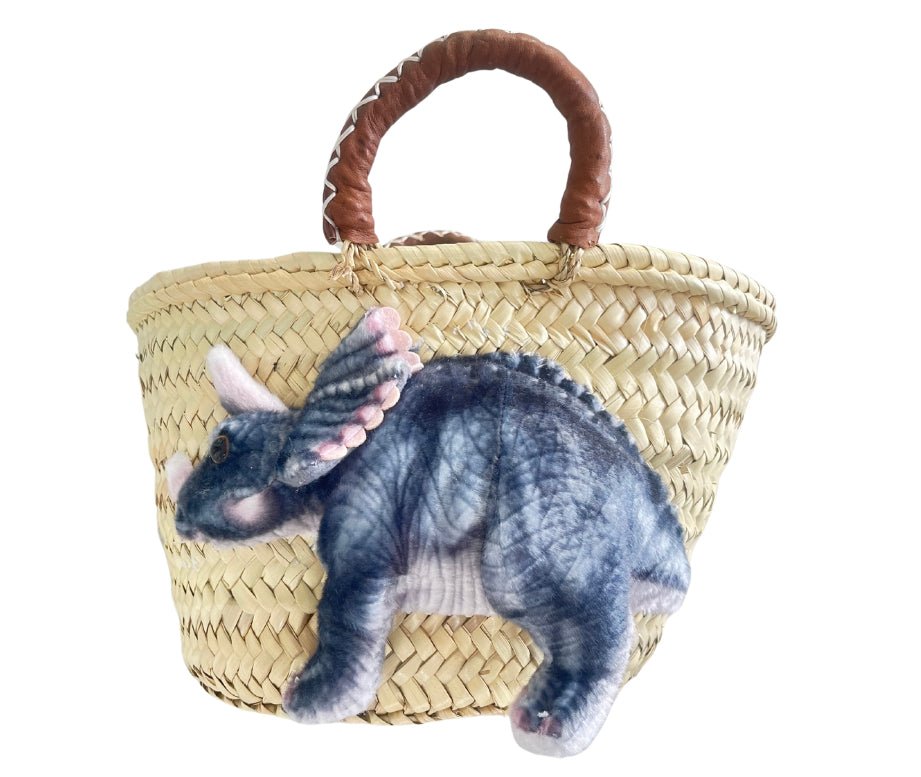 Kleine Korbtasche 3D Dino Damir - ZIEGFELD Kids