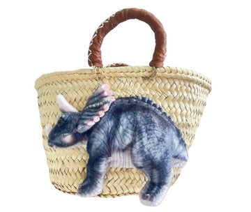 Kleine Korbtasche 3D Dino Damir - ZIEGFELD Kids