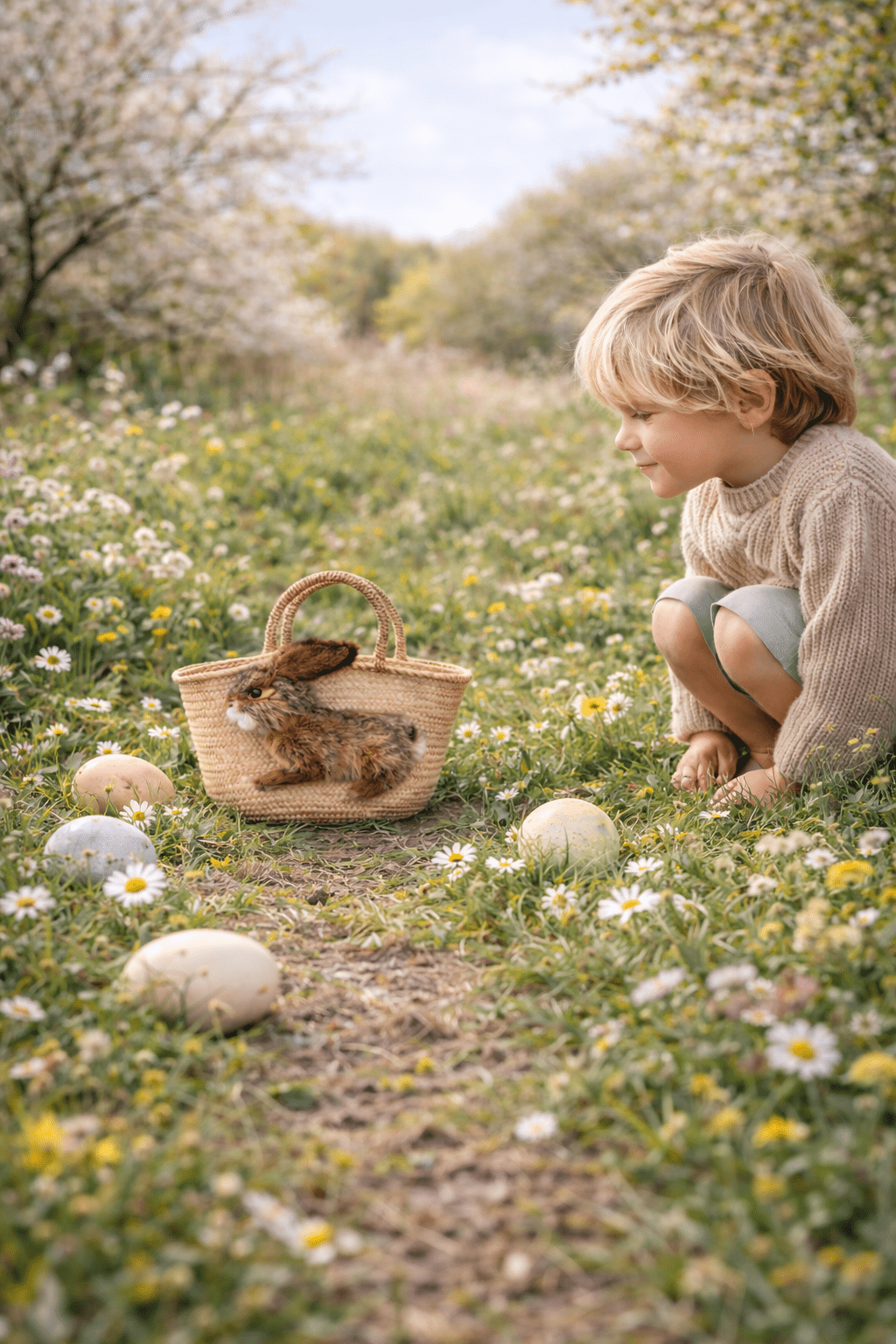 Kleine Korbtasche Hase HEKTOR - ZIEGFELD Kids