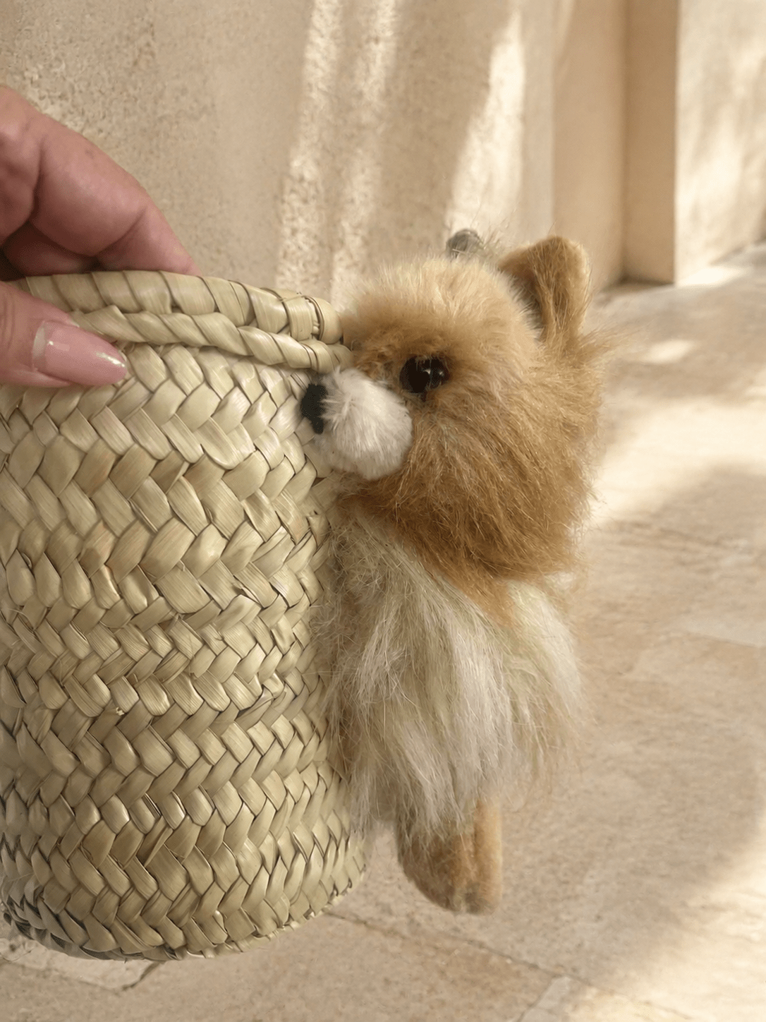 Kleine Korbtasche Pomeranian - ZIEGFELD Kids