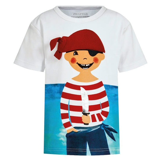 Pirat Paul Shirt Kurzarm RE-loved, Ausstellungsstück - ZIEGFELD Kids