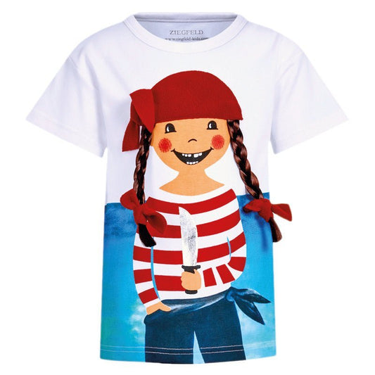 Piratin Paula kurzarm T-Shirt - RE-Loved, Ausstellungsstück - ZIEGFELD Kids