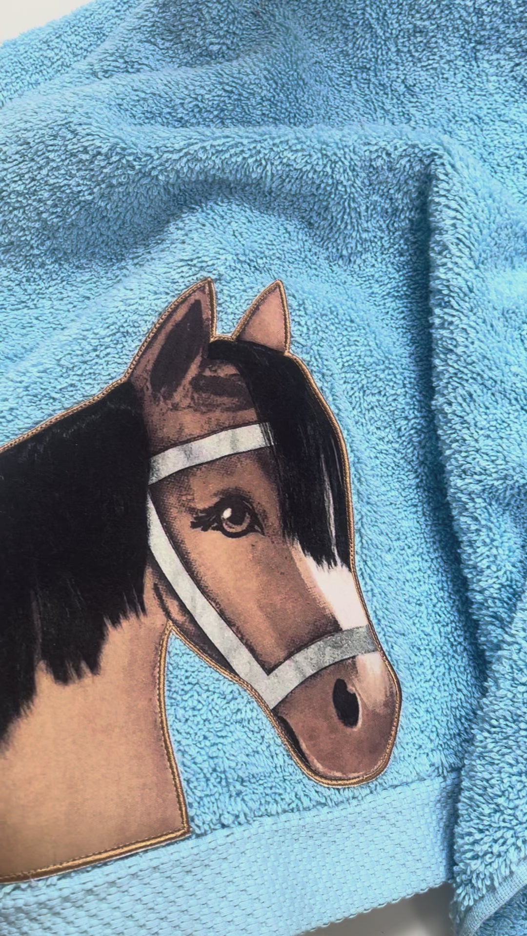 Linda Frottee Handtuch  50cm x 100cm für Ponyfans in 11 Farben