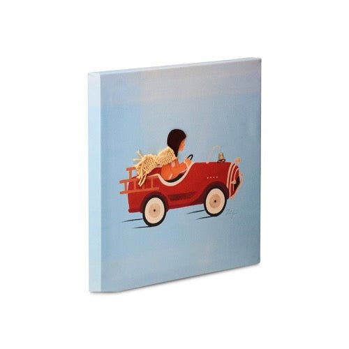 Bild fürs Kinderzimmer, Bob im Feuerwehrauto - ZIEGFELD Kids