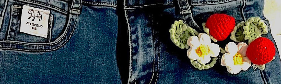 sommer jeans-Erdbeeren Jeans-Bermuda 