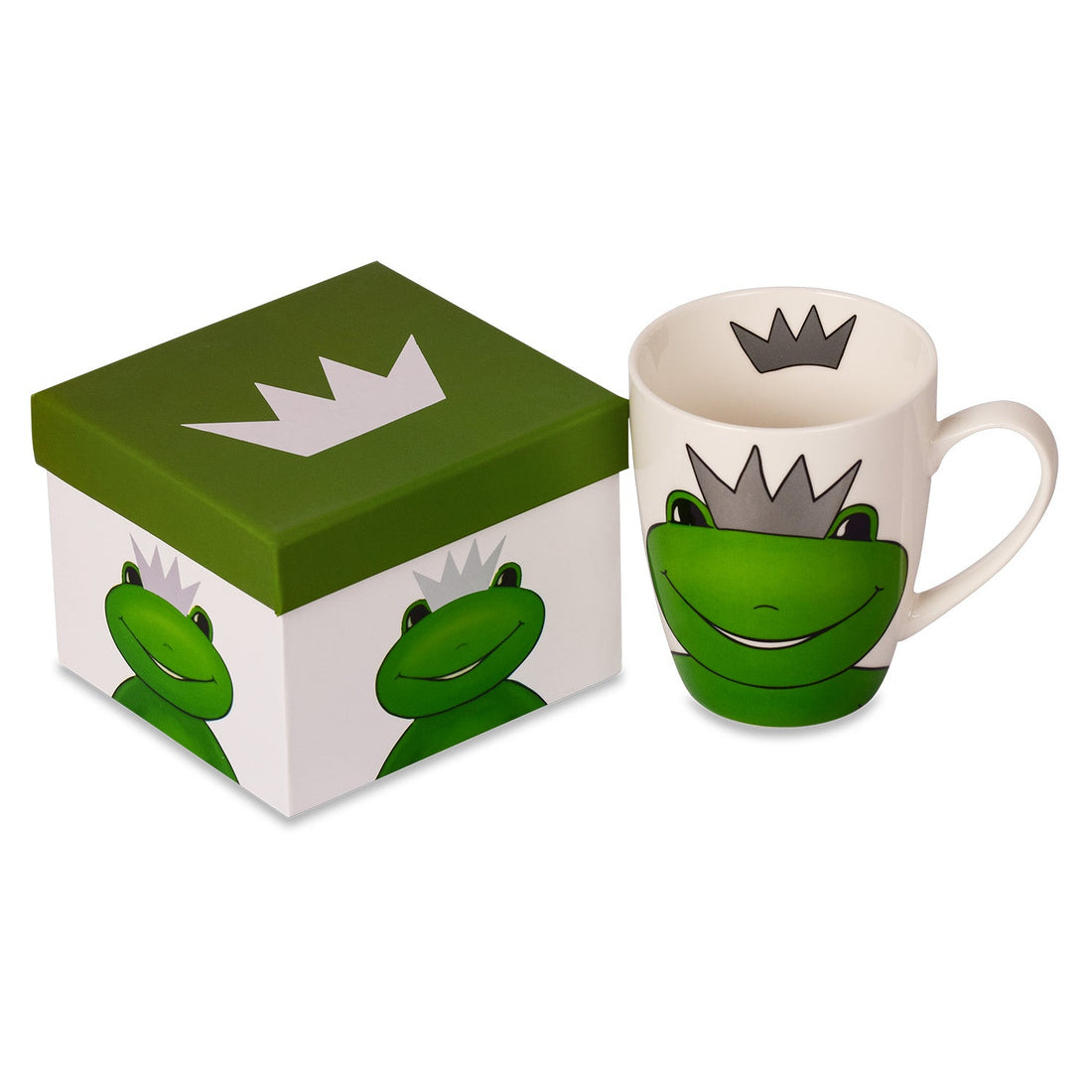 Froschkönig William, Henkelbecher, Tasse in Geschenkbox - ZIEGFELD Kids