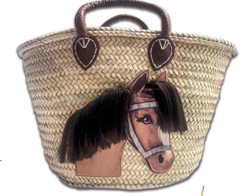 Große Korbtasche Pony Linda mit Lederhenkel - ZIEGFELD Kids