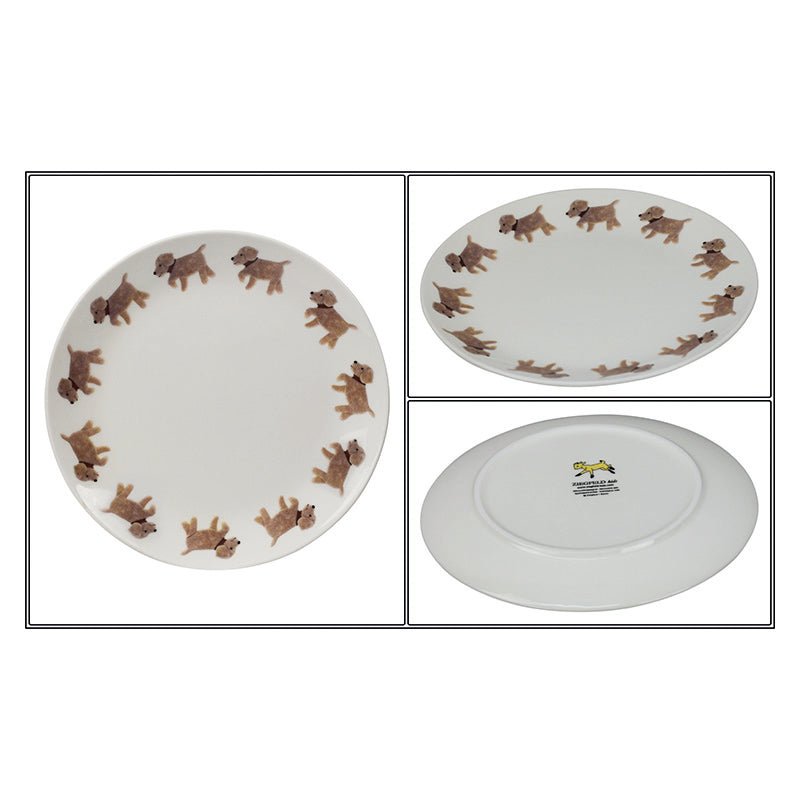 Hund Bobby 3-teiliges Frühstücksset Porzellan - ZIEGFELD Kids